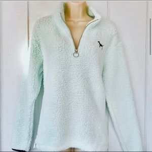 PINK Quarter Zip Fleece